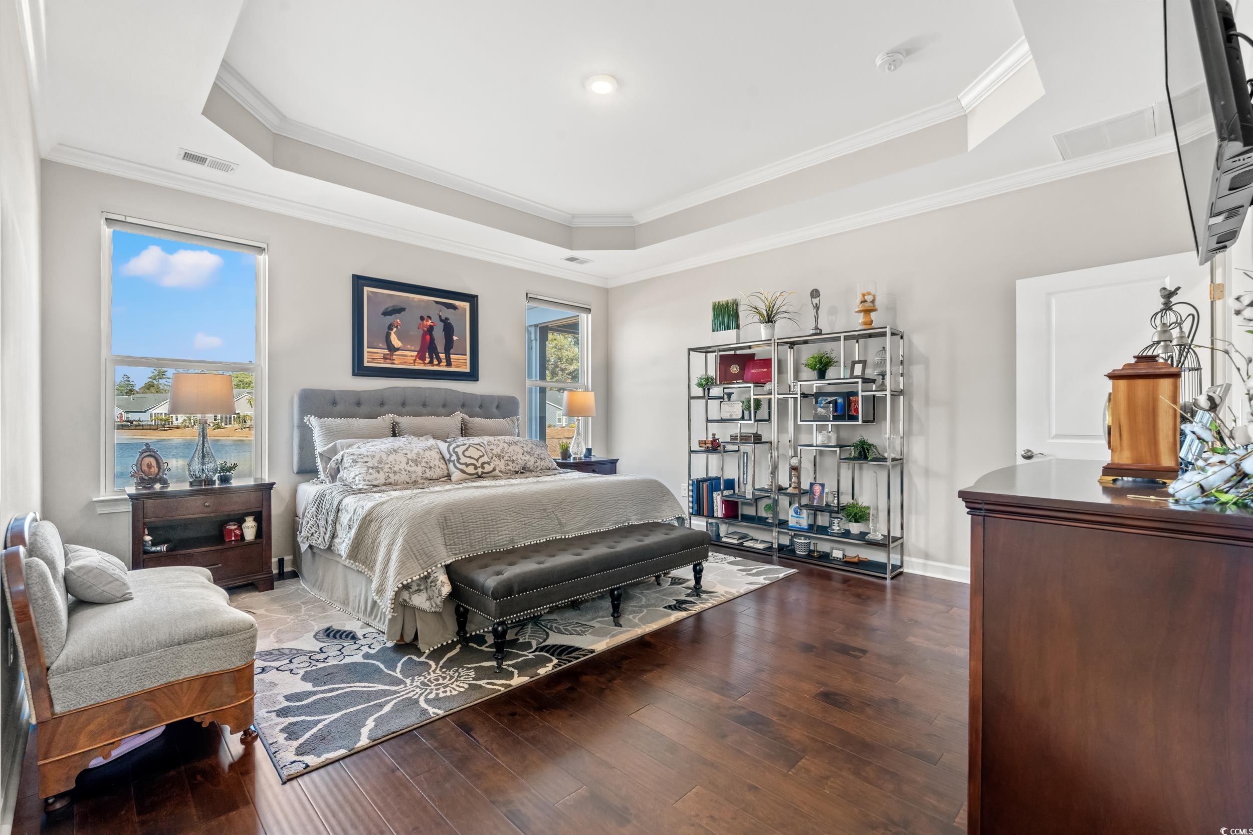457 Cascade Loop Little River, SC 29566 - Photo 12 of 40 Bedroom featuring hardwood / wood-style floors, a