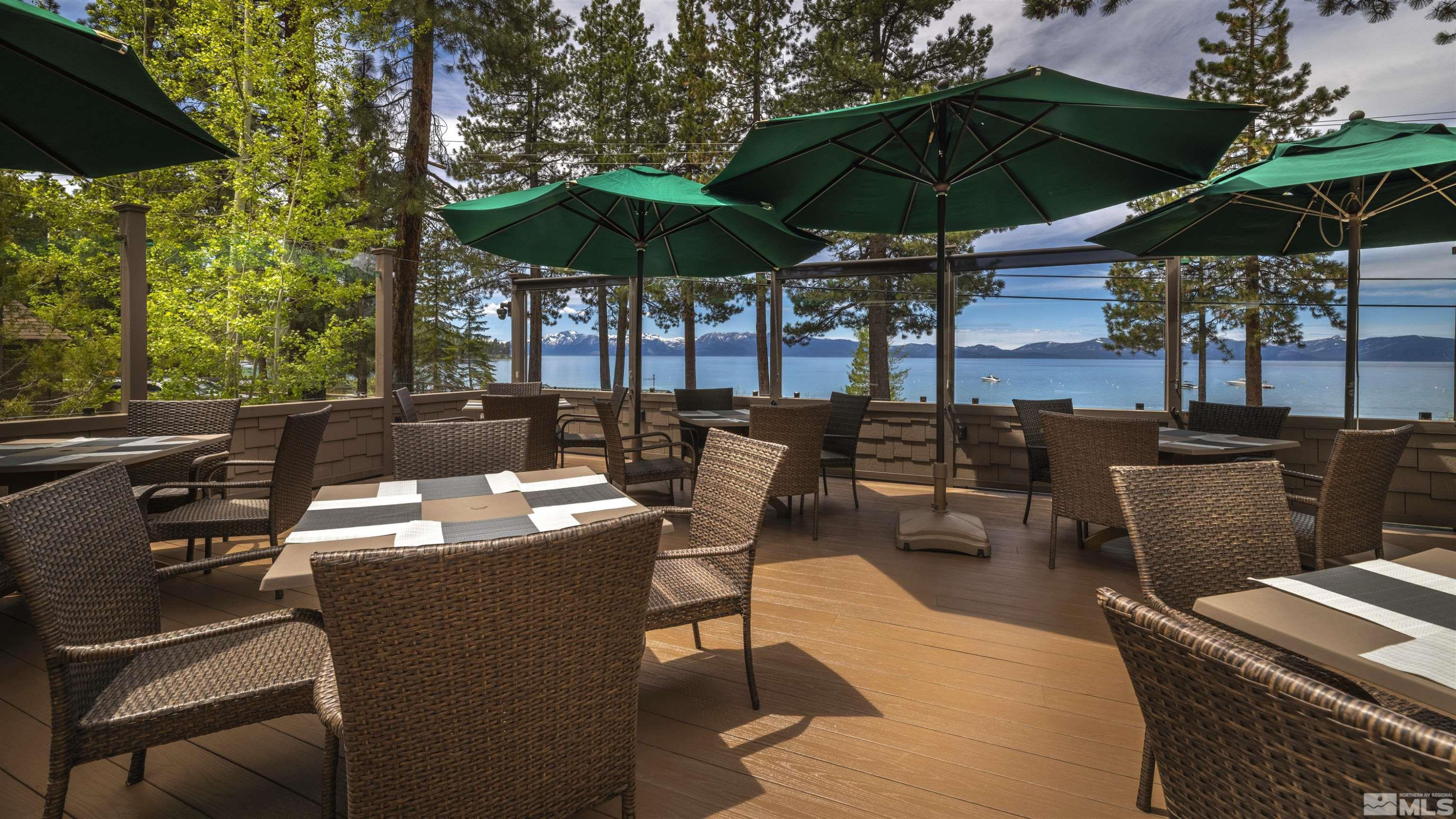 190 Yellow Jacket Road Glenbrook, NV 89413 - Photo 42 of 42 a patio with tables and chairs