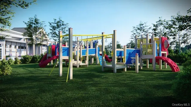 a living room with patio furniture and a potted plants
