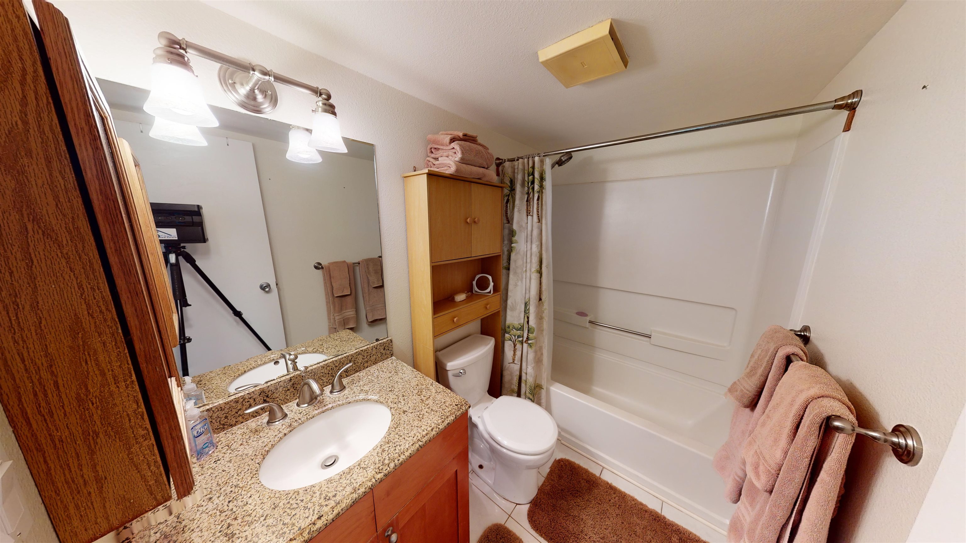2219 South Kihei Road, Unit A408 Kihei, HI 96753 - Photo 22 of 30 a bathroom with a granite countertop sink toilet and shower