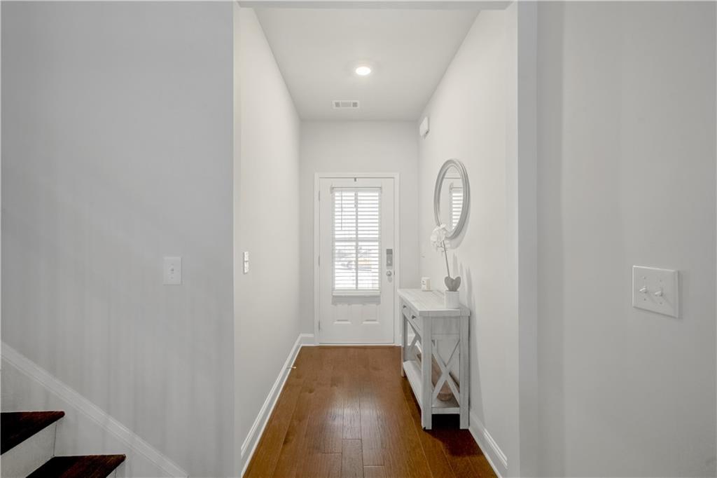 3434 Senna Road Duluth, GA 30096 - Photo 5 of 39 a view of entryway with wooden floor