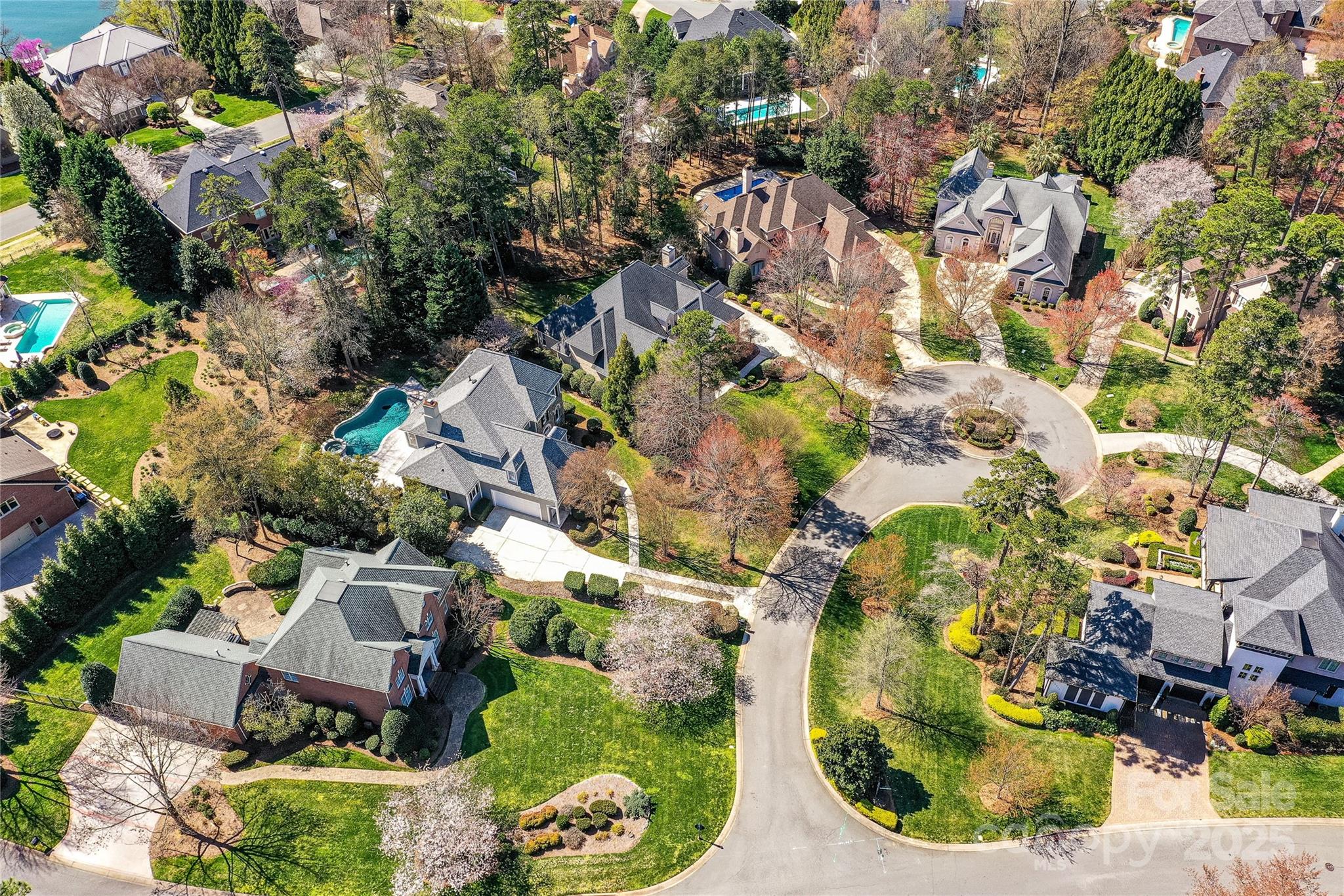 18512 Square Sail Road Cornelius, NC 28031 - Photo 40 of 40 an aerial view of residential houses with outdoor space