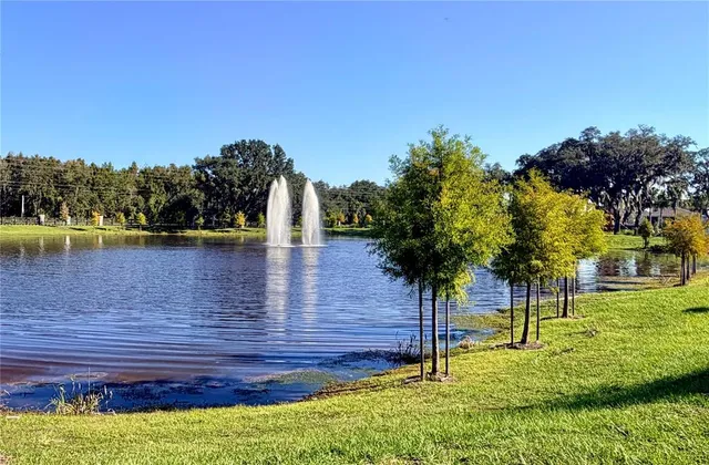 a view of a swimming pool with a patio and swimming pool
