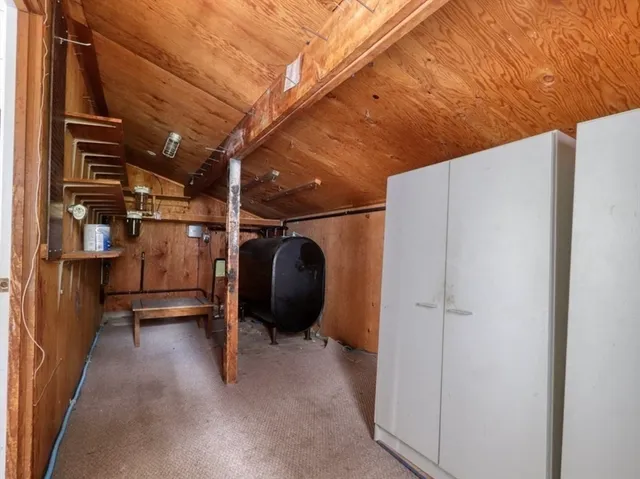 a view of storage and utility room