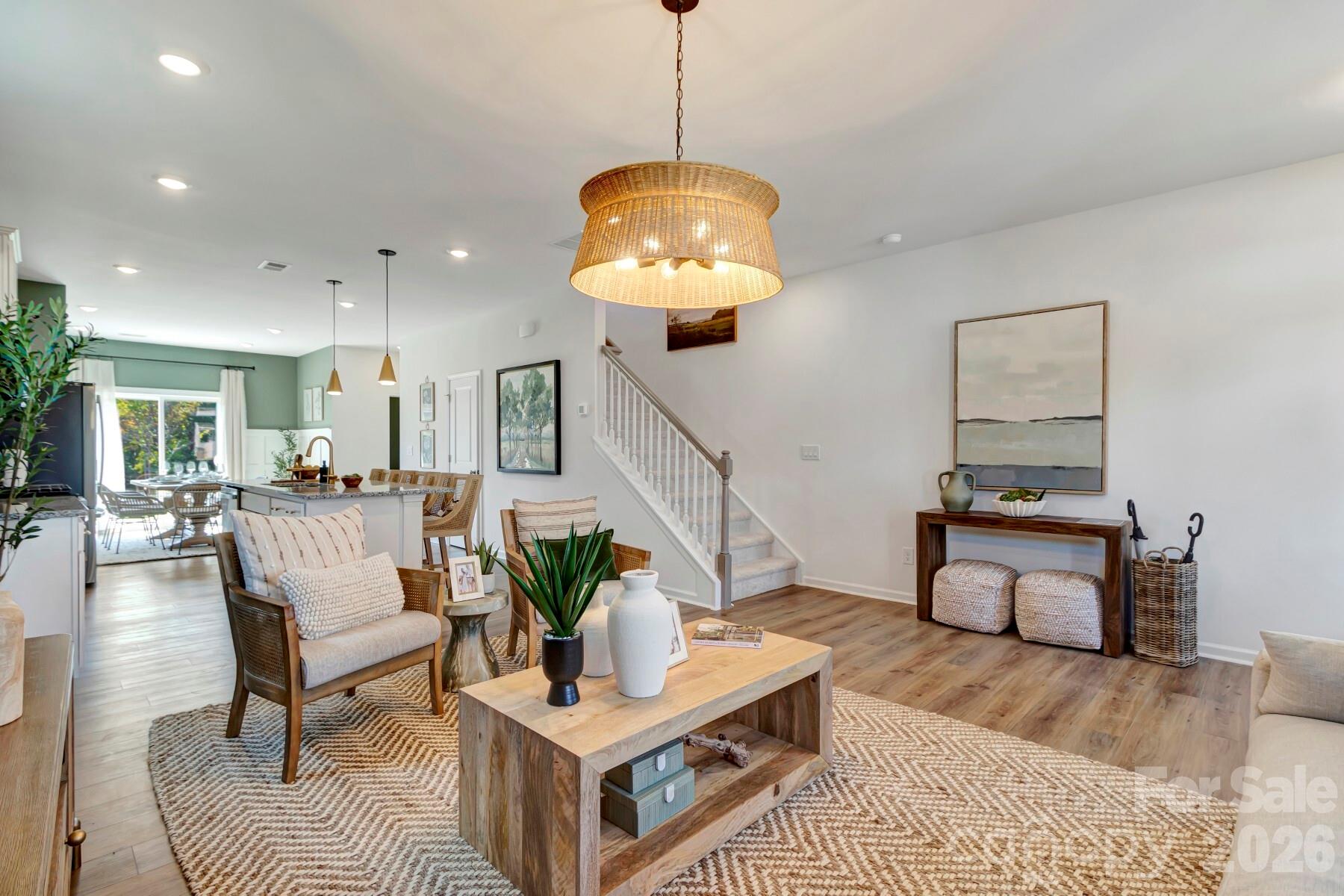 1452 Kate Cecil Way York, SC 29745 - Photo 5 of 27 a living room with furniture and a wooden floor