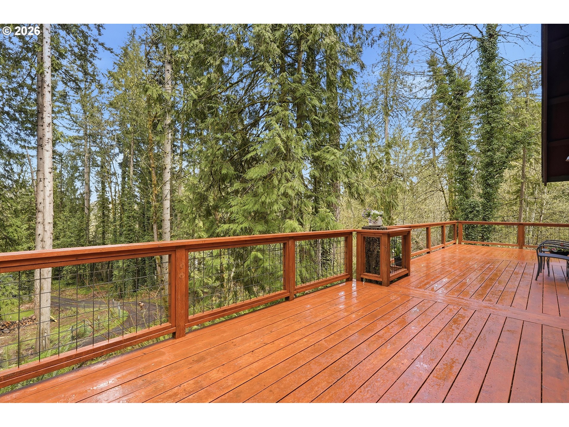 15680 South Wave Road Mulino, OR 97042 - Photo 30 of 43 a view of mountain with deck