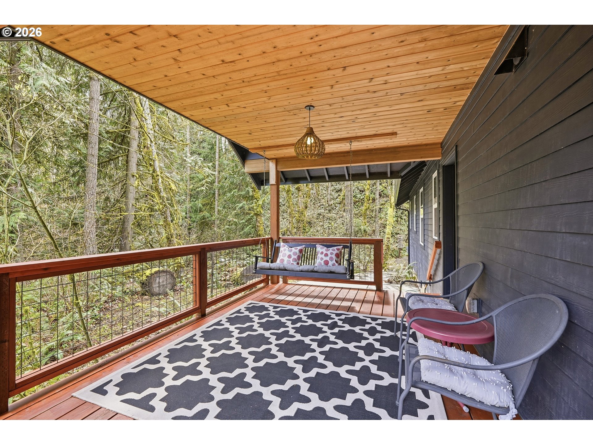 15680 South Wave Road Mulino, OR 97042 - Photo 33 of 43 a balcony view with a sink