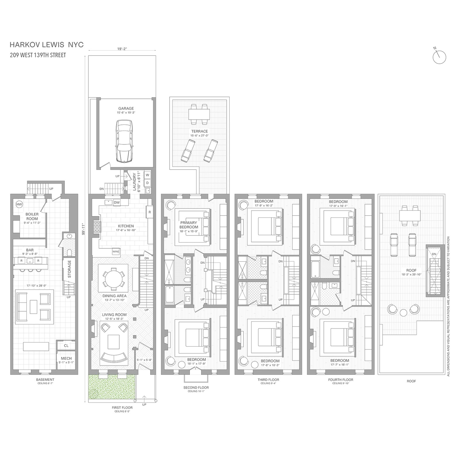 209 West 139th Street Manhattan, NY 10030 - Photo 14 of 14 a picture of a floor plan
