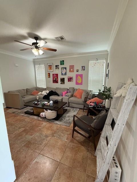 2513 South 2nd Street, Unit 3 Waco, TX 76706 - Photo 9 of 35 a living room with furniture a ceiling fan and a window