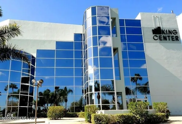 a front view of a building