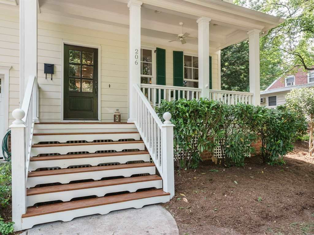 206 Faircloth Street Raleigh, NC 27607 - Photo 3 of 25 Rocking chair front porch