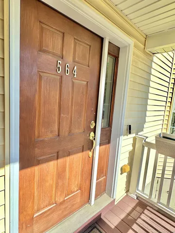 a view of front door