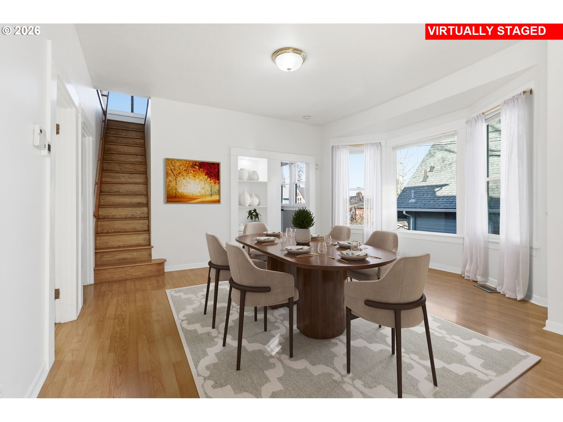 25 Southeast 76th Avenue Portland, OR 97215 - Photo 11 of 48 a view of a dining room with furniture