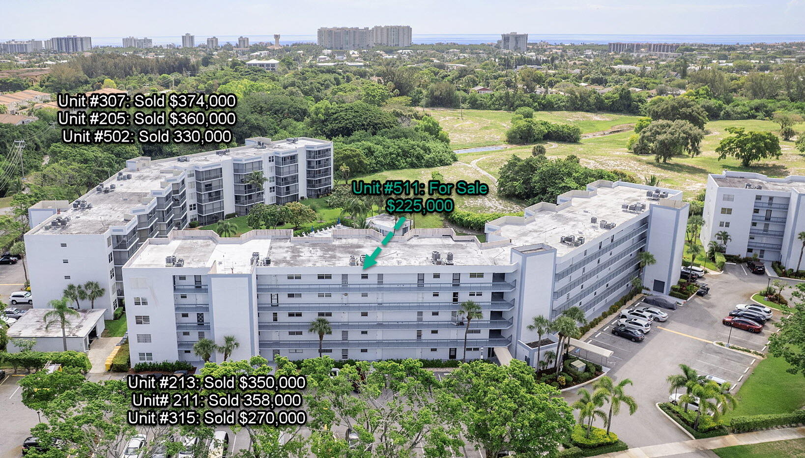 6500 Northwest 2nd Avenue, Unit 511 Boca Raton, FL 33487 - Photo 4 of 28 an aerial view of multiple house