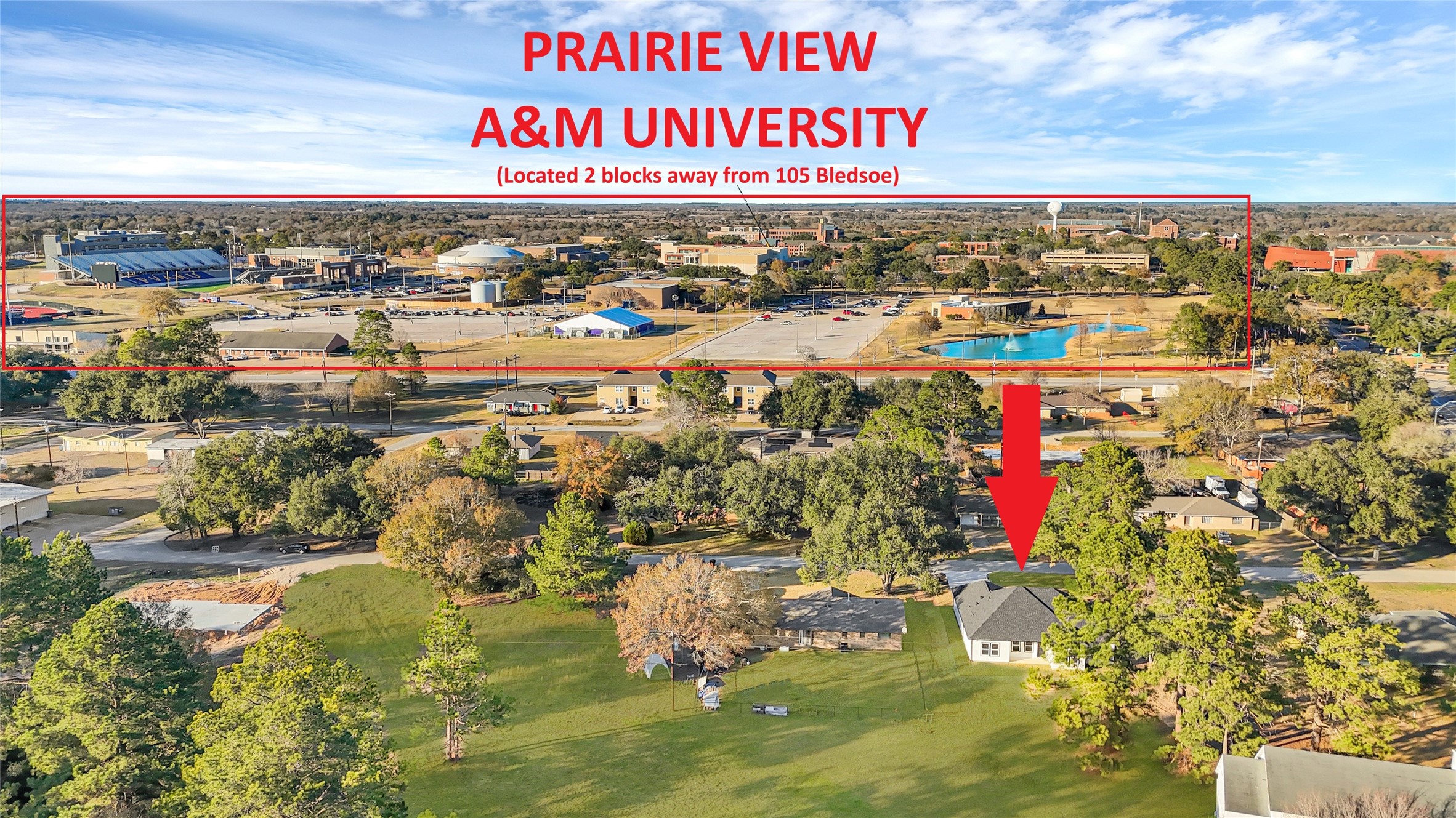105 Bledsoe Street Prairie View, TX 77446 - Photo 29 of 32 PVAMU located just 2 blocks away!