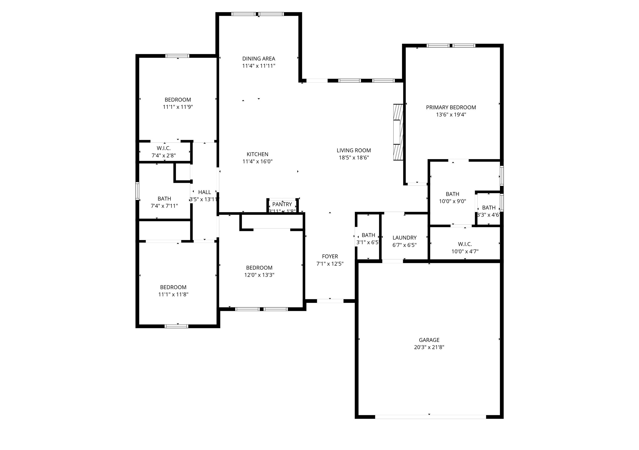 105 Bledsoe Street Prairie View, TX 77446 - Photo 32 of 32 Floor plan