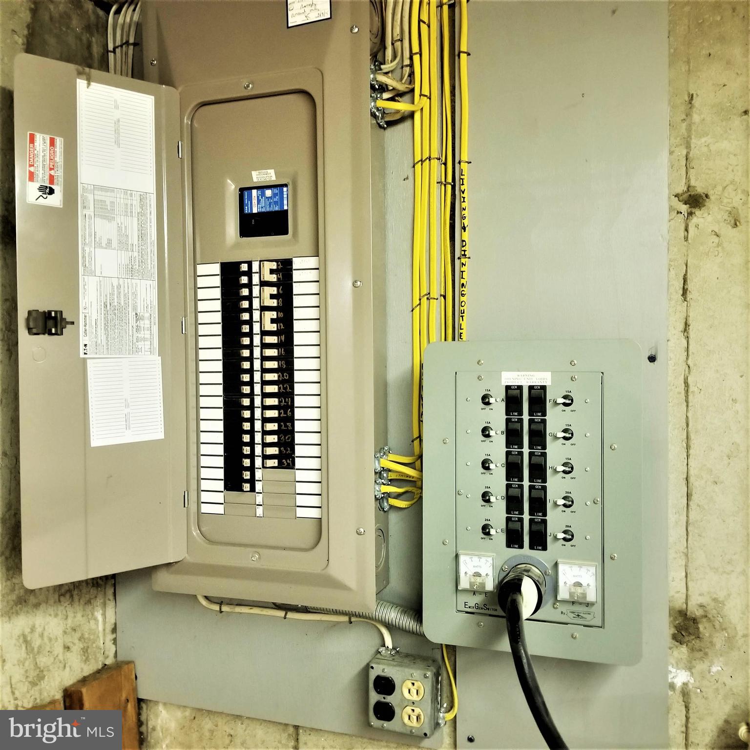 204 Manor Road Harleysville, PA 19438 - Photo 42 of 50 200 Amp & Generator Panel