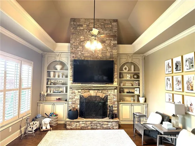 a view of living room and window