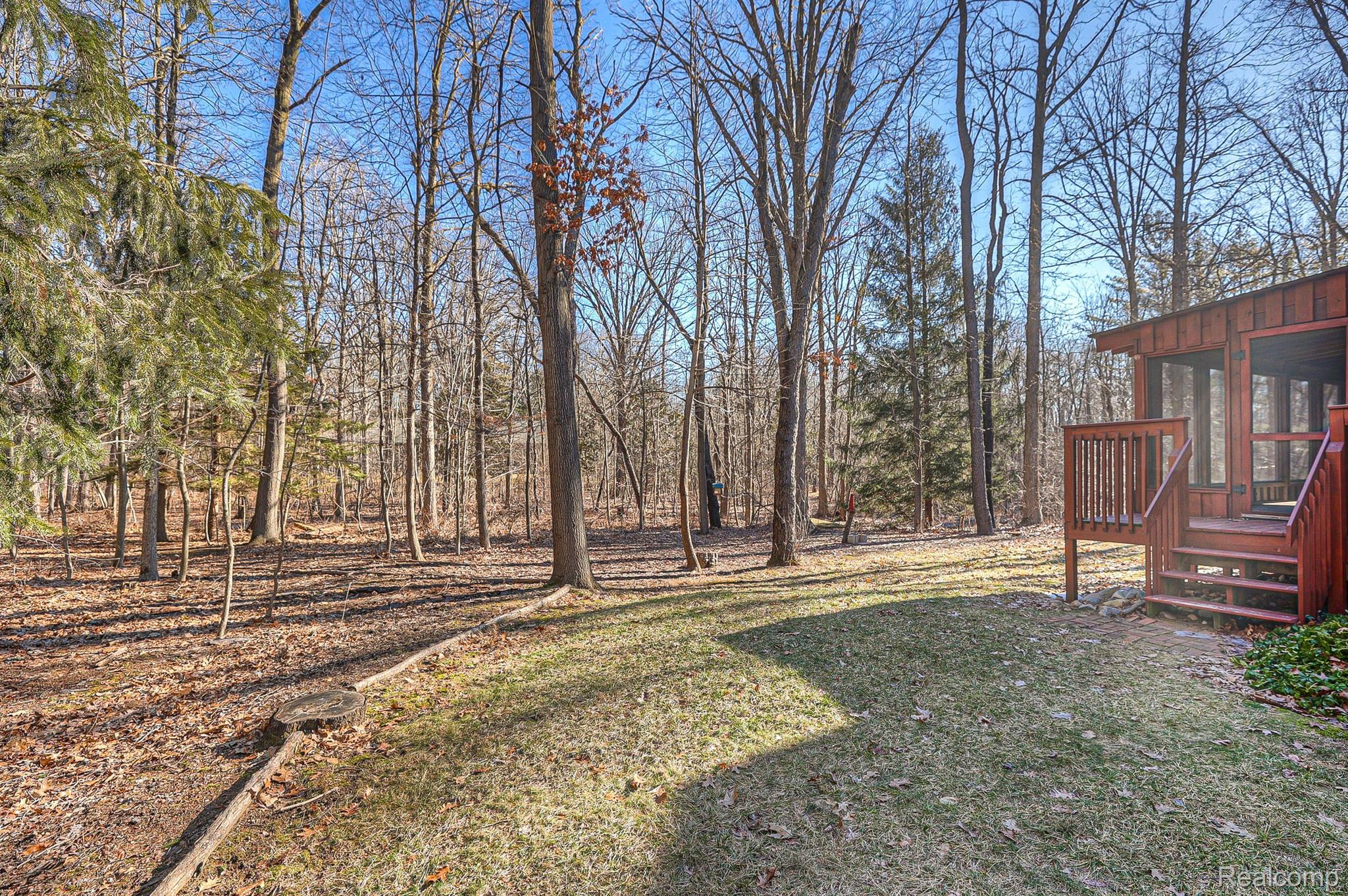1960 East Gunn Road Rochester, MI 48306 - Photo 32 of 52 Surrounded by the woods