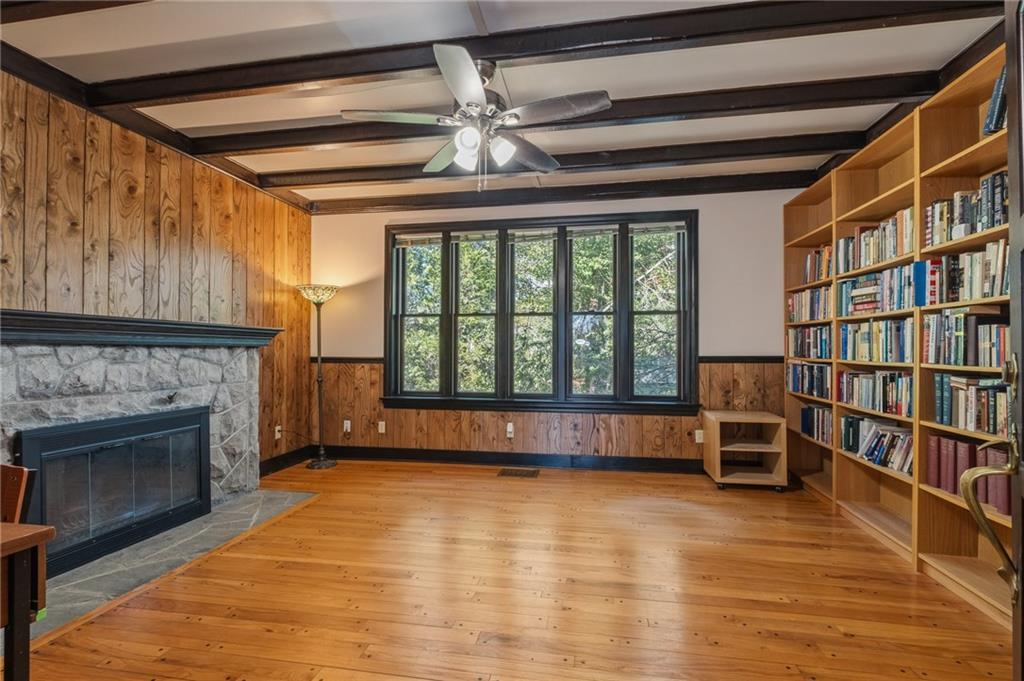 739 Butler Road Kittanning, PA 16201 - Photo 23 of 50 a view of an empty room with furniture and a fireplace
