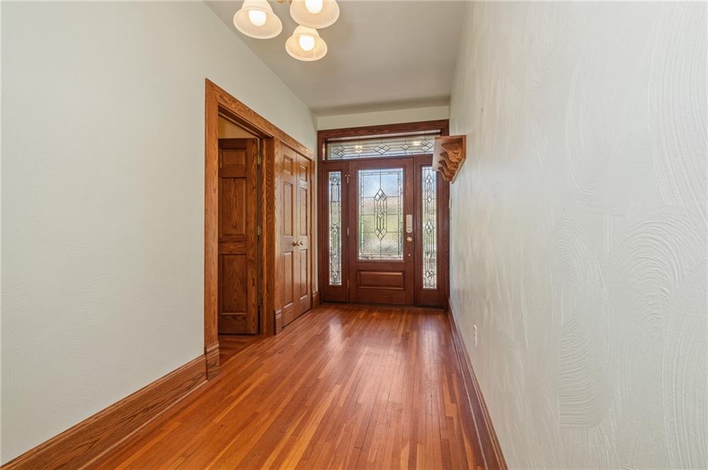 739 Butler Road Kittanning, PA 16201 - Photo 6 of 50 a view of a hallway with wooden floor