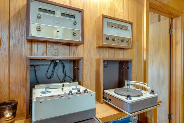 a room with storage and utility