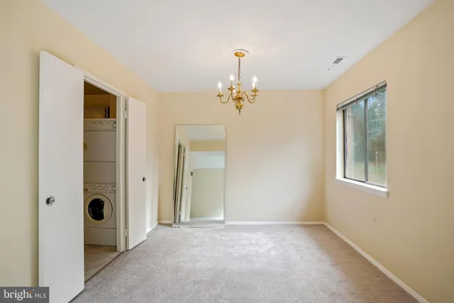 en empty room with windows