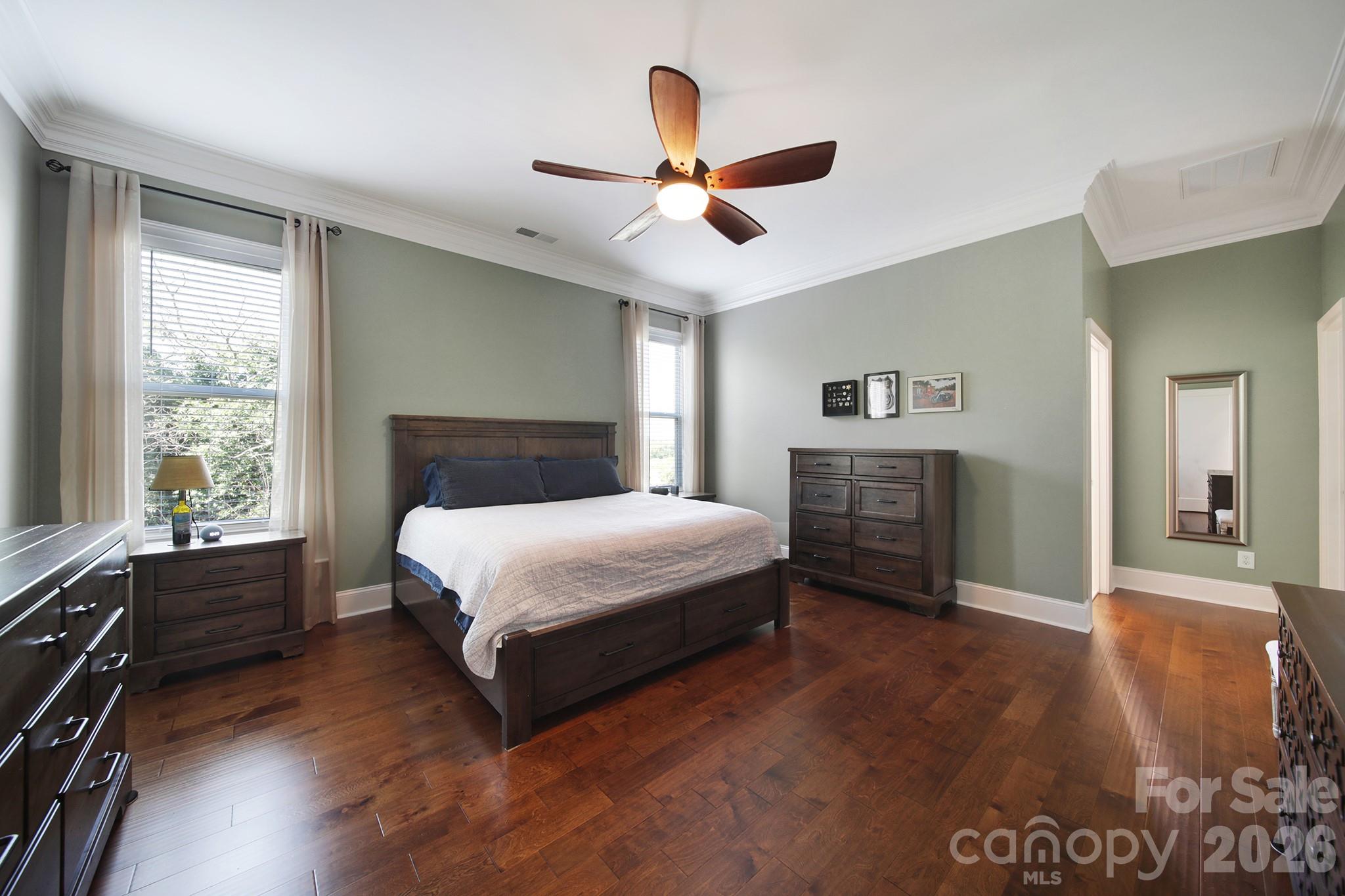 1633 Half Pint Loop Fort Mill, SC 29708 - Photo 17 of 48 a bedroom with a bed and a large window