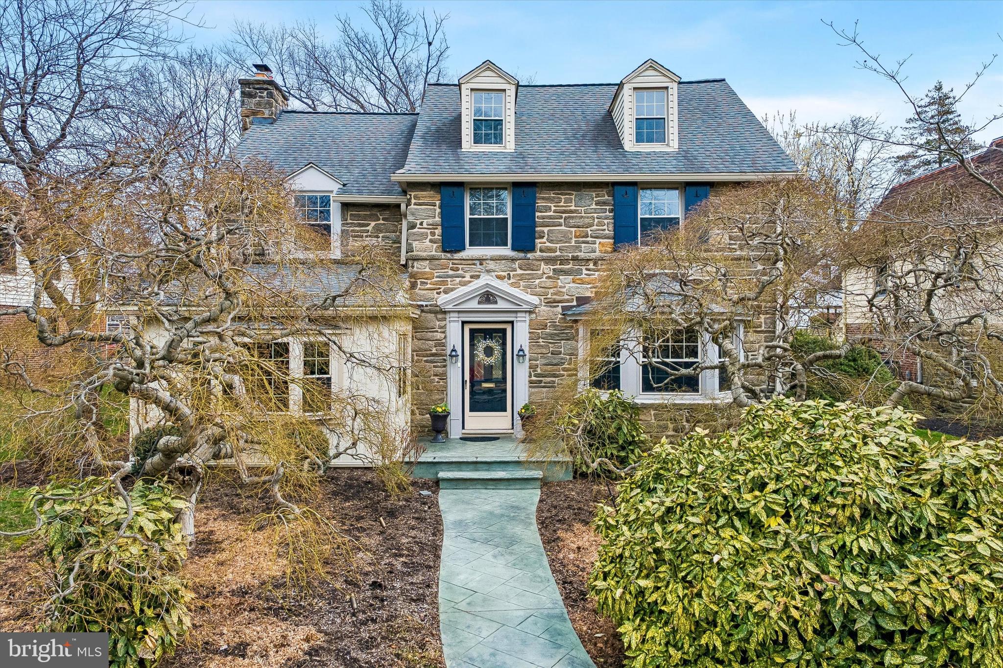 Classic 3 story stone  colonial