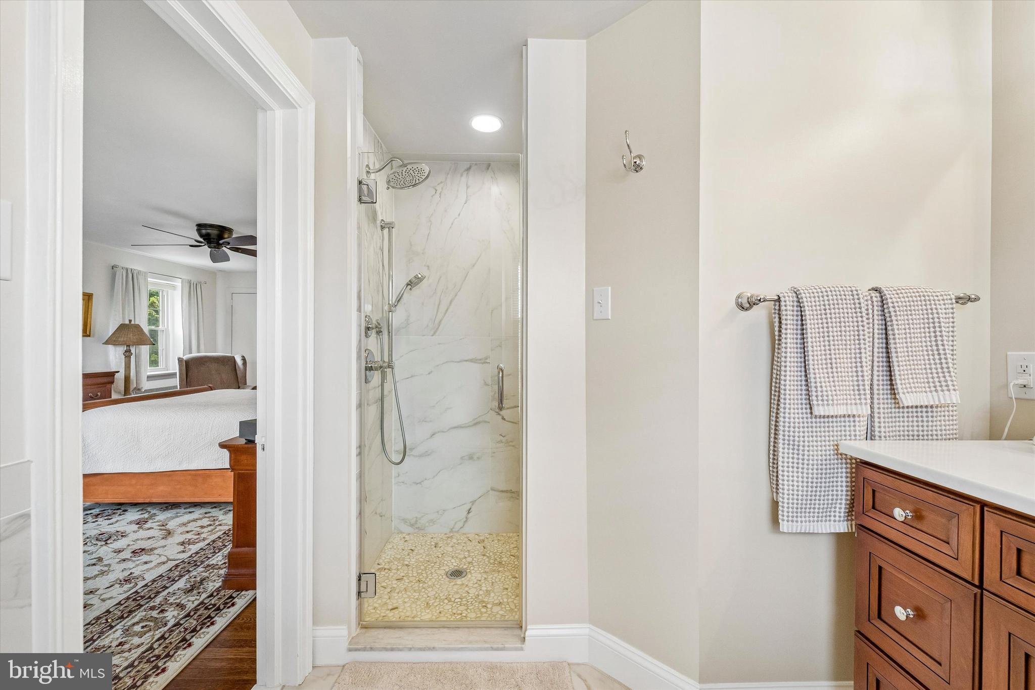 8331 High School Road Elkins Park, PA 19027 - Photo 17 of 42 En-suite bath with stall shower