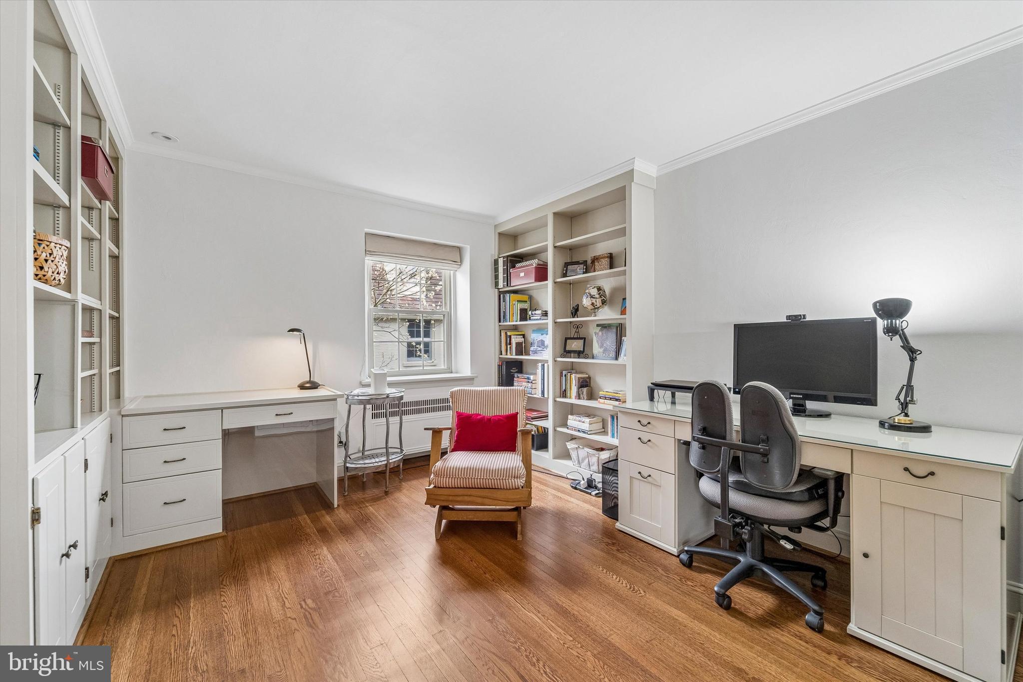 8331 High School Road Elkins Park, PA 19027 - Photo 25 of 42 BR 4 has built-ins, used as home office