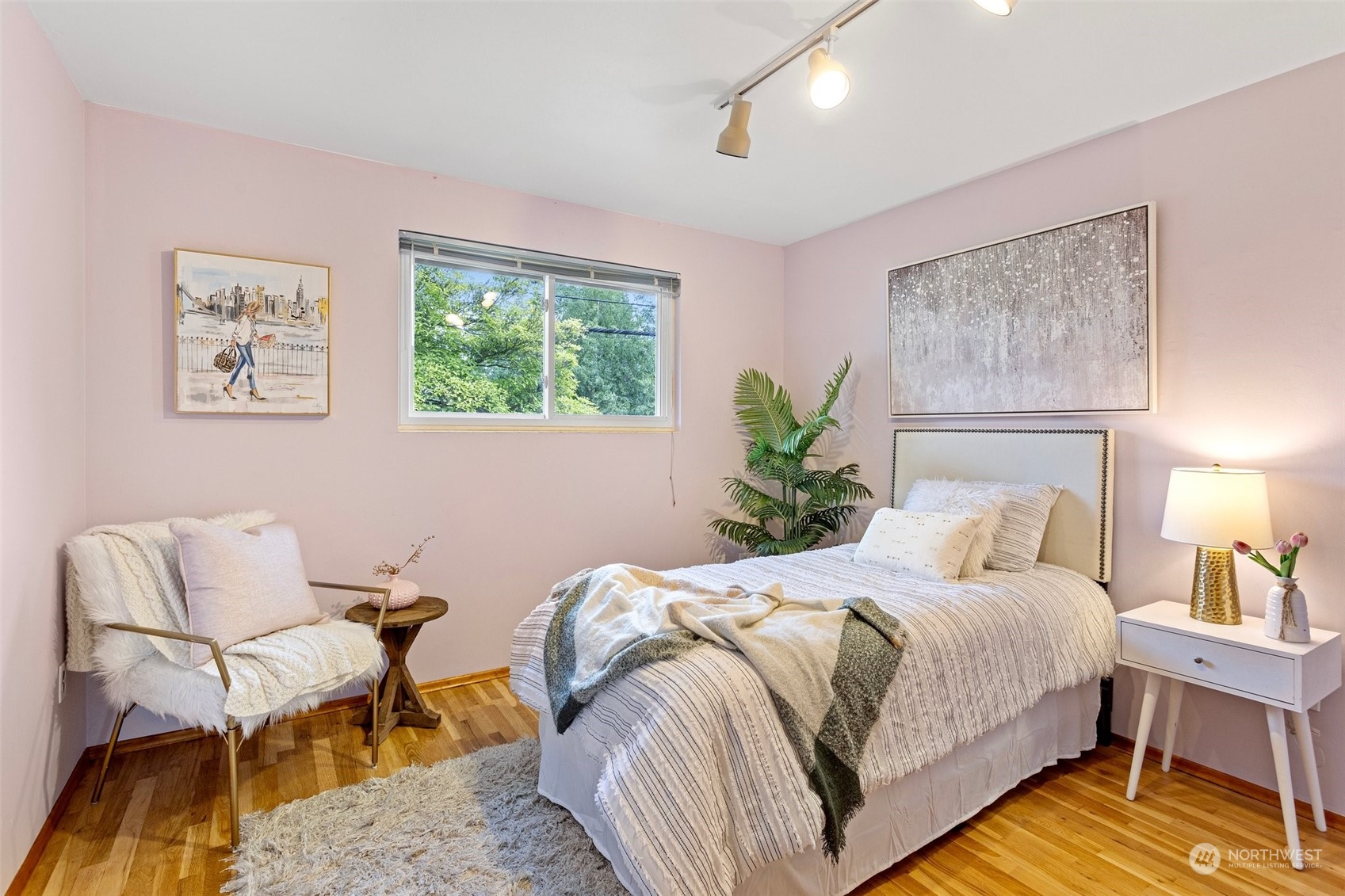 331 North 200th Street Shoreline, WA 98133 - Photo 13 of 28 a bedroom with bed and a window