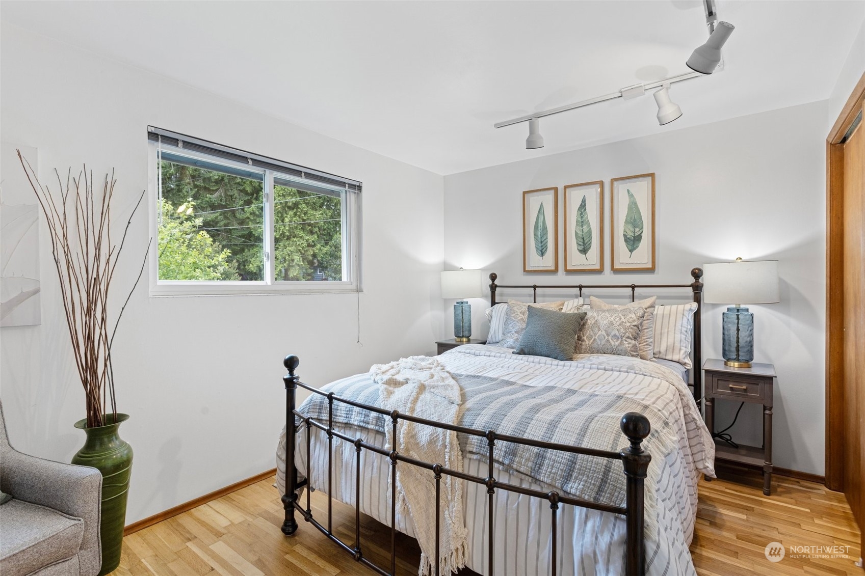 331 North 200th Street Shoreline, WA 98133 - Photo 15 of 28 a bedroom with a bed and a window