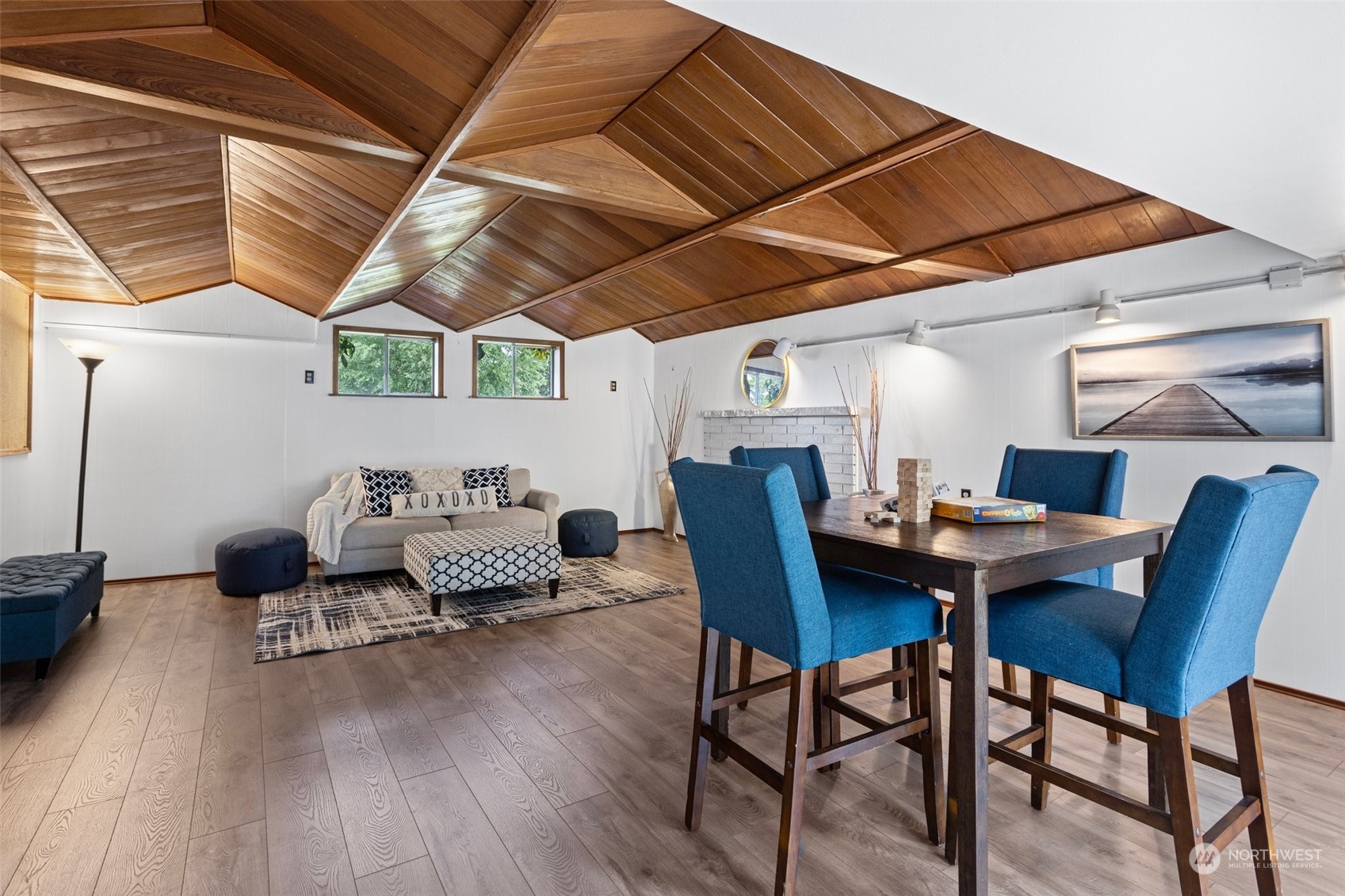 331 North 200th Street Shoreline, WA 98133 - Photo 19 of 28 a dining room with furniture and wooden floor