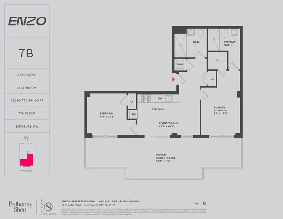 $1,250,000 | 11-52 44th Drive, Unit 7F | Long Island City