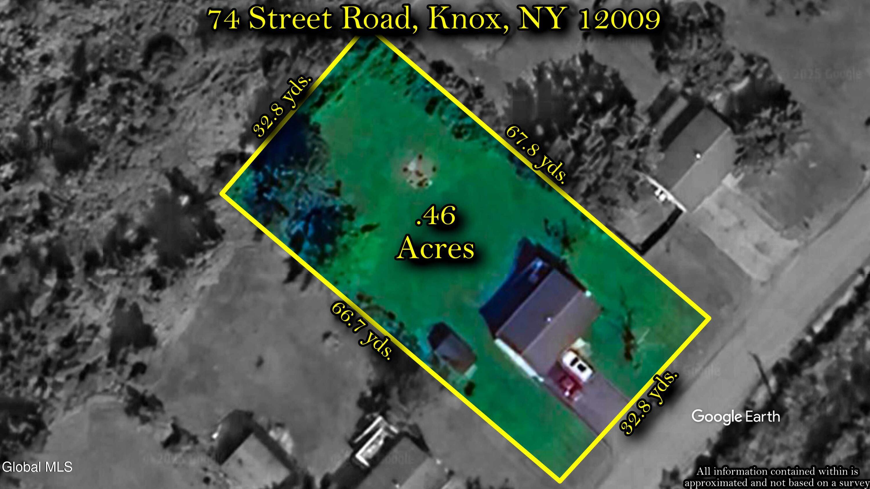 74 Street Road Knox, NY 12009 - Photo 54 of 54 Property Line Overlay