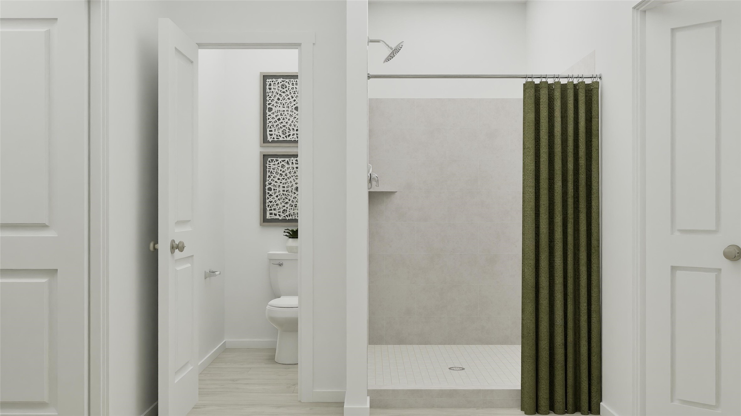 1610 Windrose Bend Angleton, TX 77515 - Photo 15 of 24 a bathroom with a shower