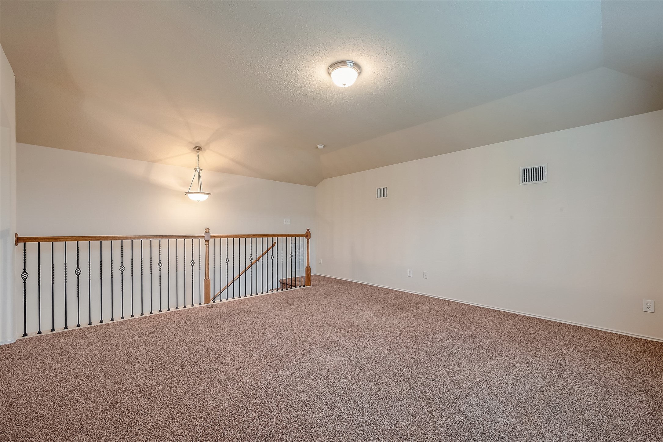 21203 Branchport Drive Houston, TX 77095 - Photo 46 of 49 a view of staircase and hall with a chandelier