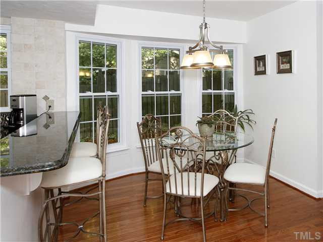 4301 Hickory Ridge Drive Raleigh, NC 27609 - Photo 8 of 25 The breakfast room has a new chandelier too! Breakfast Area