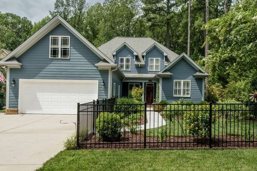 8119 Dreamy Way Raleigh, NC 27613 - Photo 1 of 30 Transitional, custom designed 2 story home on private cul-de-sac in popular North Raleigh is loaded with extras! It is a must see! Front Exterior