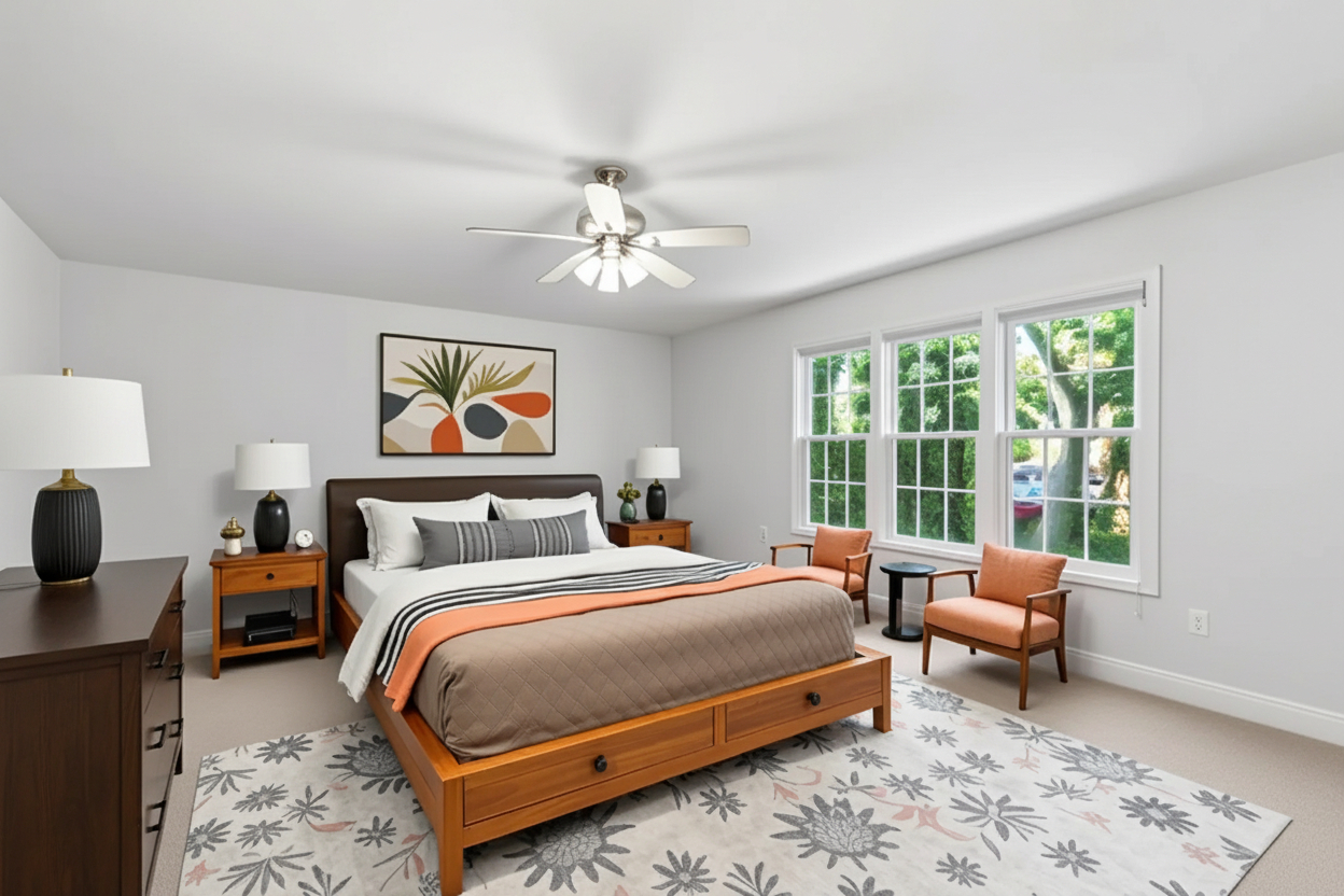 662 Waterbury Avenue Gurnee, IL 60031 - Photo 6 of 51 a bedroom with a bed and a couch