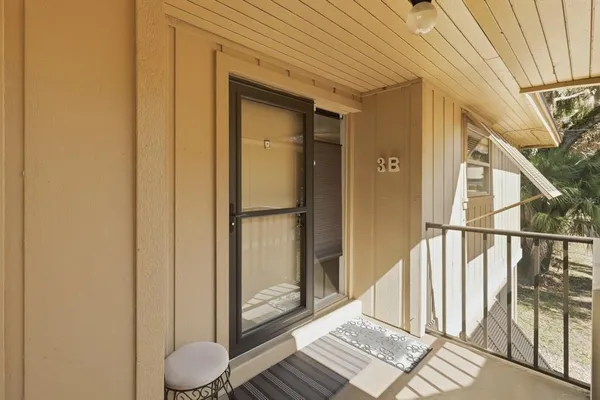 a view of front door