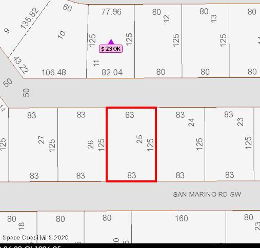 325 San Marino Road Southwest Palm Bay, FL 32908 - Photo 2 of 3 325 San Marino Rd SW Map