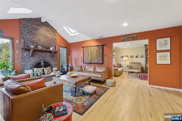 a view of a livingroom with furniture window and workspace