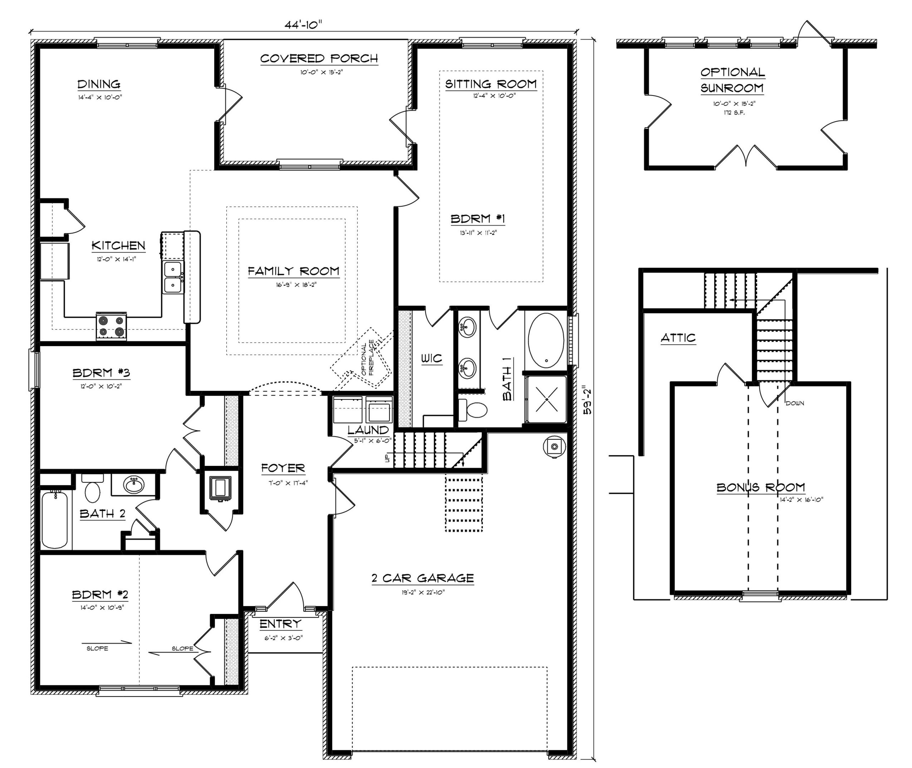 238 Secret Street Freeport, FL 32439 - Photo 30 of 30 Bonaventure_FE_C_Bonus_Floorplan