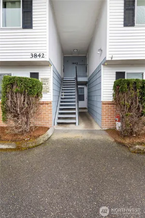 a view of a house with a garage