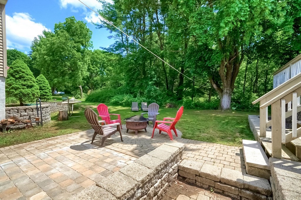 361 South Main Street Bellingham, MA 02019 - Photo 34 of 42 a view of backyard with furniture and garden