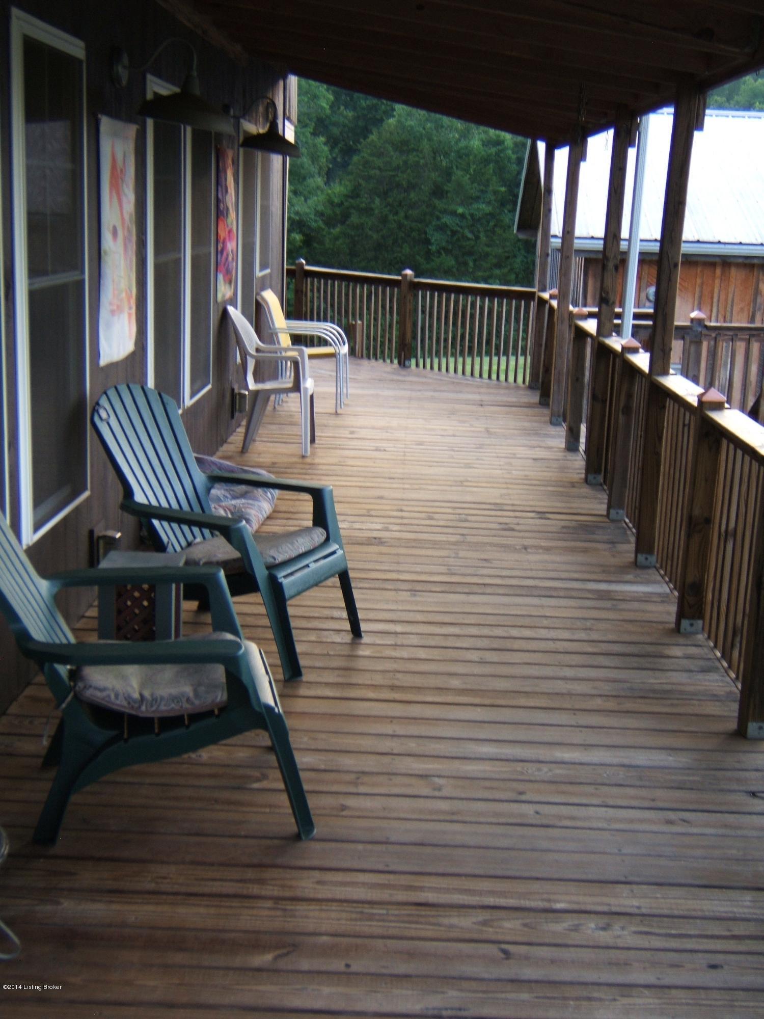 651 Day Road Taylorsville, KY 40071 - Photo 27 of 41 Wraparound porch leading to back stairs