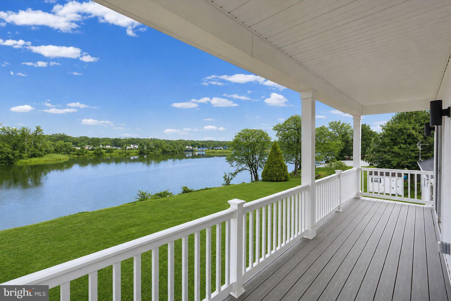 11030 Bird River Grove Road White Marsh, MD 21162 - Photo 27 of 53 a view of a balcony with lake view and mountain view