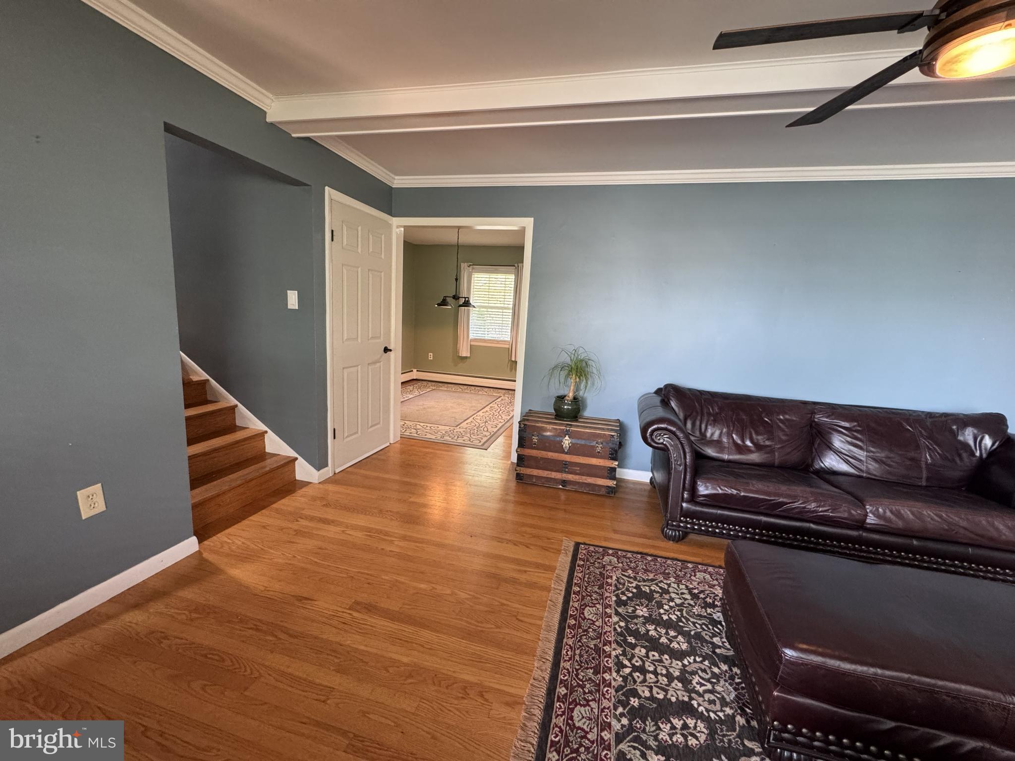 328 Jamestown Road Front Royal, VA 22630 - Photo 14 of 45 View of kitchen & stairs to upper level from LR